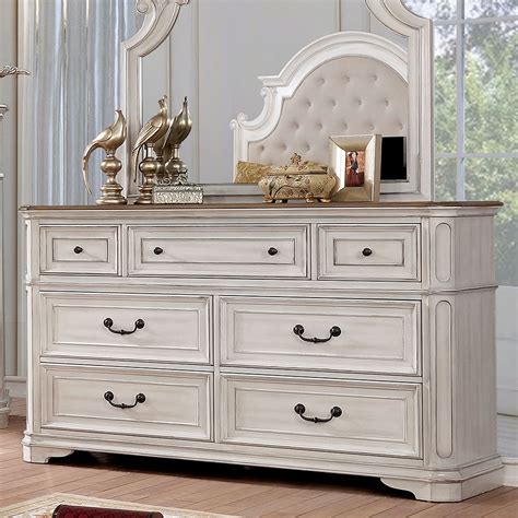 white dresser and chest